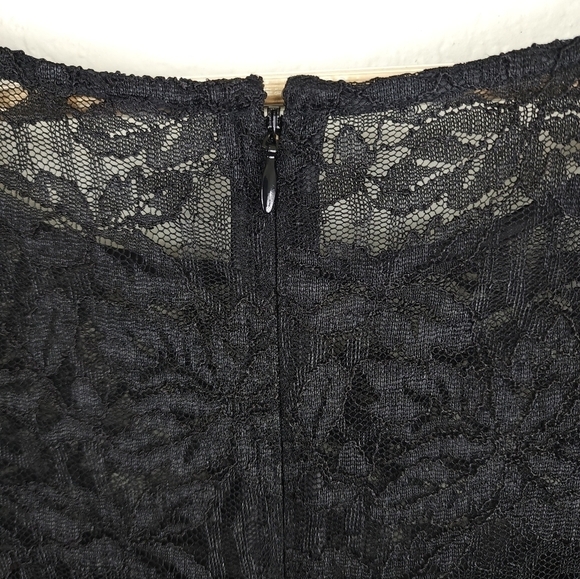 Jessica Howard Mobwife Black Lace Half Sleeve Dress Size 12 - Picture 12 of 13